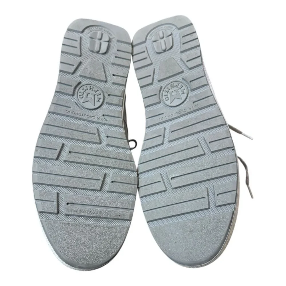 Mephisto Women's Rebeca Grey Leather Perforated Sneakers 9.5 - Picture 7 of 7